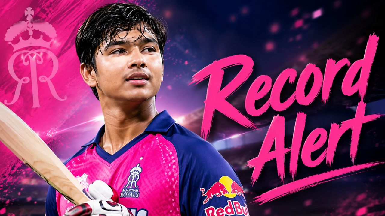 vaibhav sooryavanshi rajasthan royals record alert