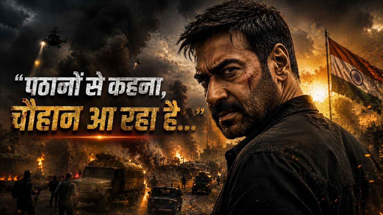 Ajay Devgn Announces New Film Chauhaan Fiery Climax Dialogue Sparks SRK Fan War